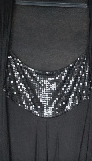 Vestido Negro Mini Lentejuelas