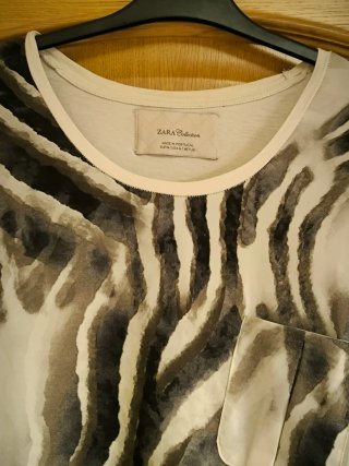 Camiseta Zara Talla M Estampado Animal