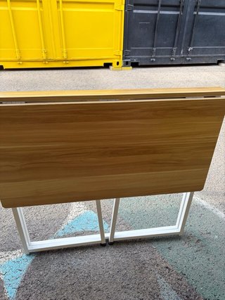 Mesa Plegable Madera y Metal