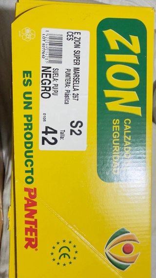 Bota y zapato de seguridad Panter negras