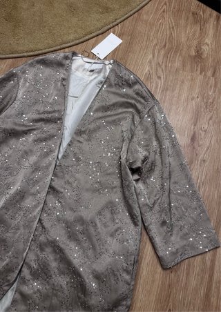 Kimono lentejuelas Zara