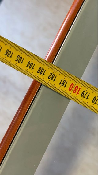 Mesa de comedor extensible madera y cristal