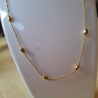 Juego de joyería acero dama dorado