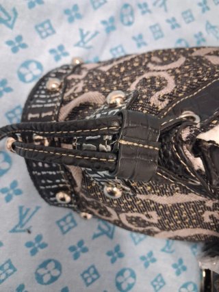Bolso Vintage Estilo 2K Negro Gris