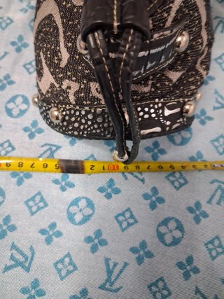 Bolso Vintage Estilo 2K Negro Gris