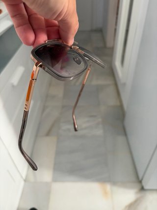 Gafas Dita Mach One Gris/Oro Rosa
