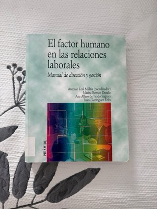 Libros Relaciones laborales y recursos humanos