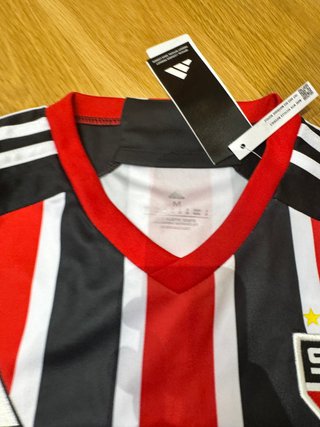 Camiseta São Paulo Adidas Roja y Negra