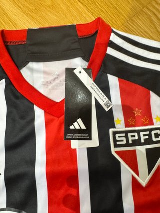 Camiseta São Paulo Adidas Roja y Negra