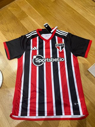 Camiseta São Paulo Adidas Roja y Negra