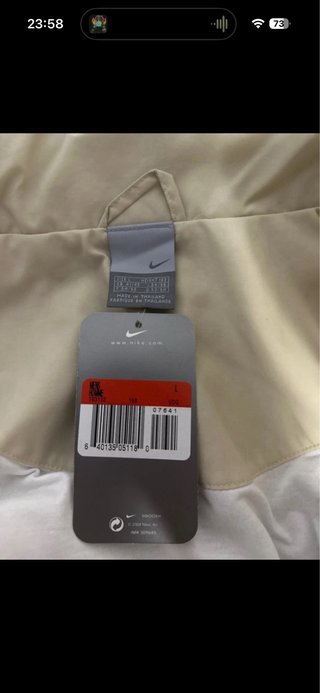 Chaqueta Nike Beige Hombre Nueva Talla L