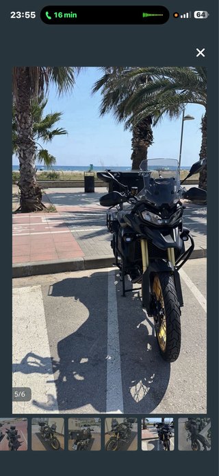 Voge 900DSX Negra con Top Case y Maletas givi
