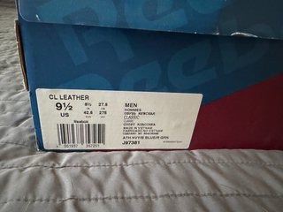 Reebok Classic Leather 42.5 EUR 9.5 USA