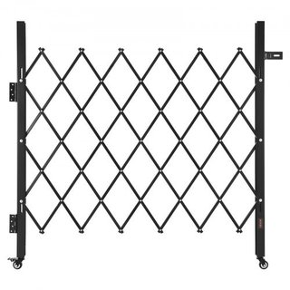 Single Folding Security Gate, Lockable Scissor Gate with