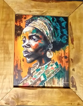 Cuadro acrílico■UNICO■ pintado a mano 50x40