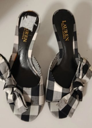 Zapatos Tacón Polo Ralph Lauren Cuadros