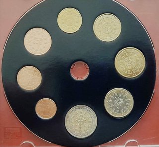 Monete Portogallo Euro 2002 set 8 monete completò