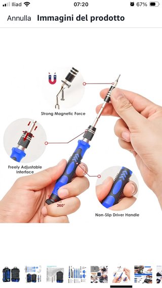Kit Cacciaviti 115 in 1