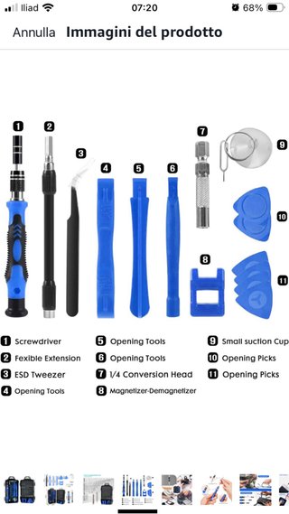 Kit Cacciaviti 115 in 1