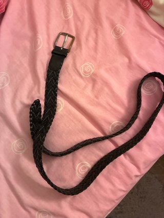 Cinturón trenzado hombre