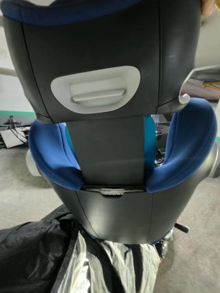 Silla de coche Cybex azul y negra