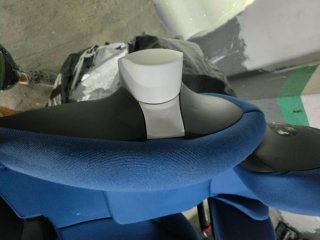 Silla de coche Cybex azul y negra