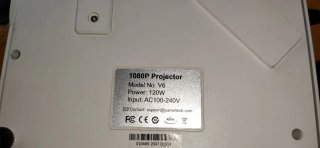 Proyector Cine XIAER Blanco y Negro