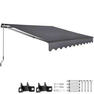 Tenda da sole a bracci snodati Ornella con supporto a parete
