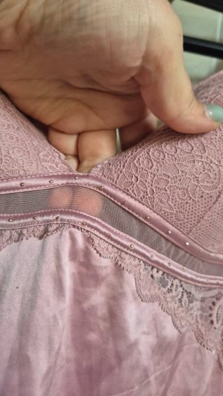 Abito rosa pizzo taglia unica