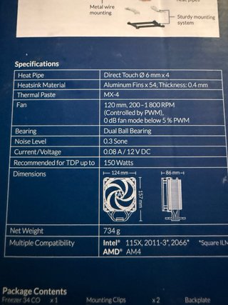 Dissipatore CPU Arctic Freezer 34