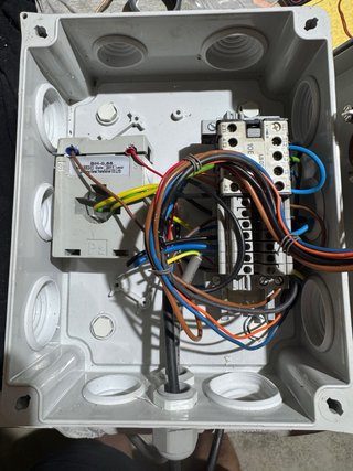 Cuadro de control de bomba