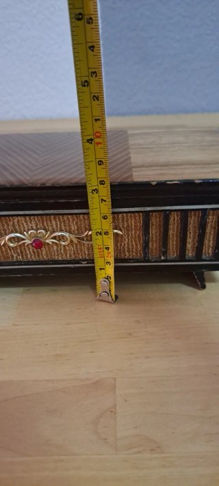 Caja de música joyero vintage