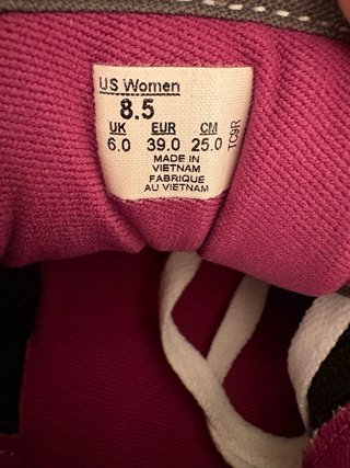 Zapatillas Vans Mujer Talla 39 Gris/Rosa