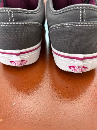 Zapatillas Vans Mujer Talla 39 Gris/Rosa