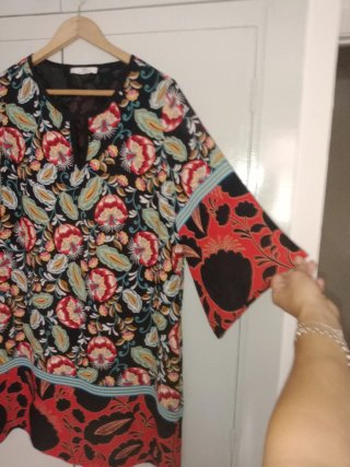 Vestido Mango Estampado Floral Talla m