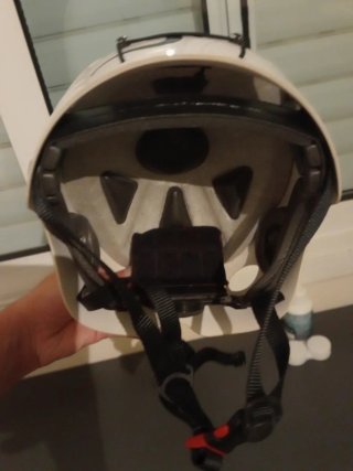 Casco de escalada blanco
