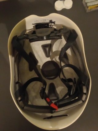 Casco de escalada blanco