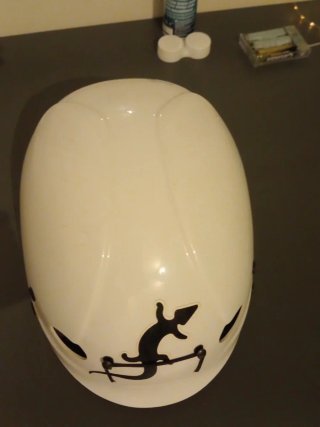 Casco de escalada blanco