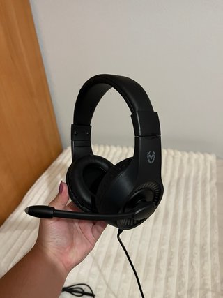 Teclado y Auriculares KROM Negros