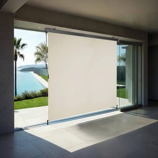 Tenda verticale Eloise con 2 supporti a parete · Tessuto