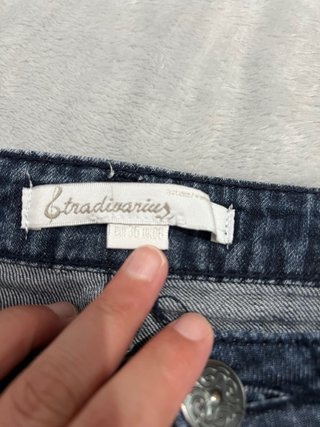 Pantalón corto vaquero con cinturón