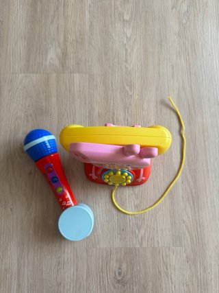 Teléfono y micrófono Peppa Pig juguetes