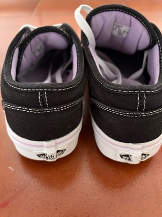 Zapatillas Vans Mujer Talla 39 Negras Moradas