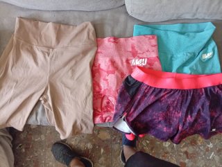 Lote 4 Mallas Deportivas Tallas M y L