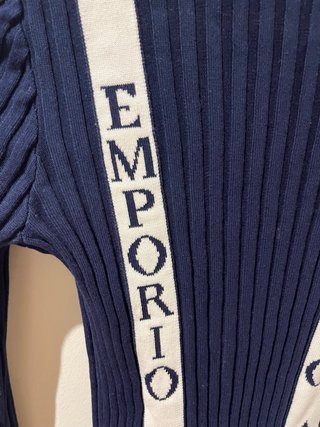 Jersey Emporio Armani Icon Azul Algodón