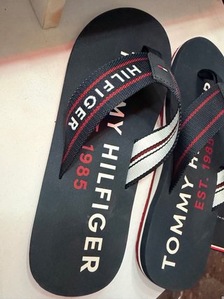 Chancletas Tommy Hilfiger Azul Est. 1985