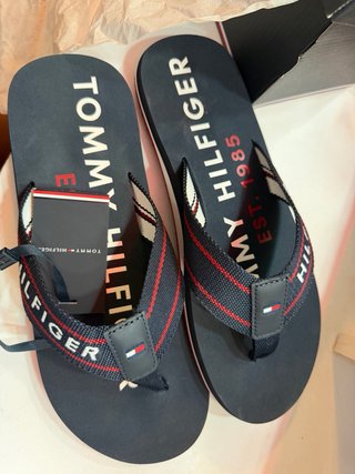 Chancletas Tommy Hilfiger Azul Est. 1985