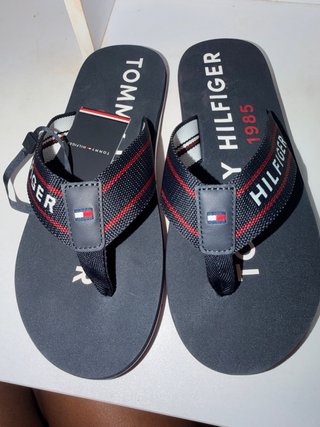 Chancletas Tommy Hilfiger Azul Est. 1985