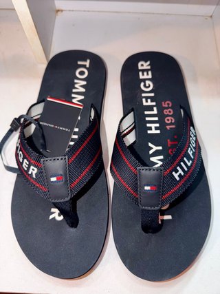 Chancletas Tommy Hilfiger Azul Est. 1985