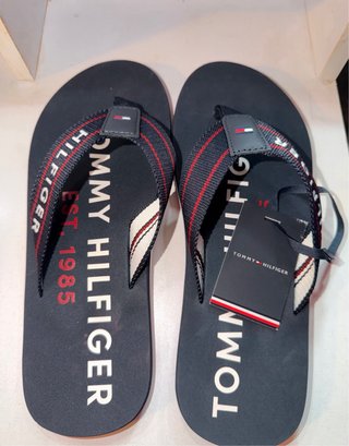 Chancletas Tommy Hilfiger Azul Est. 1985